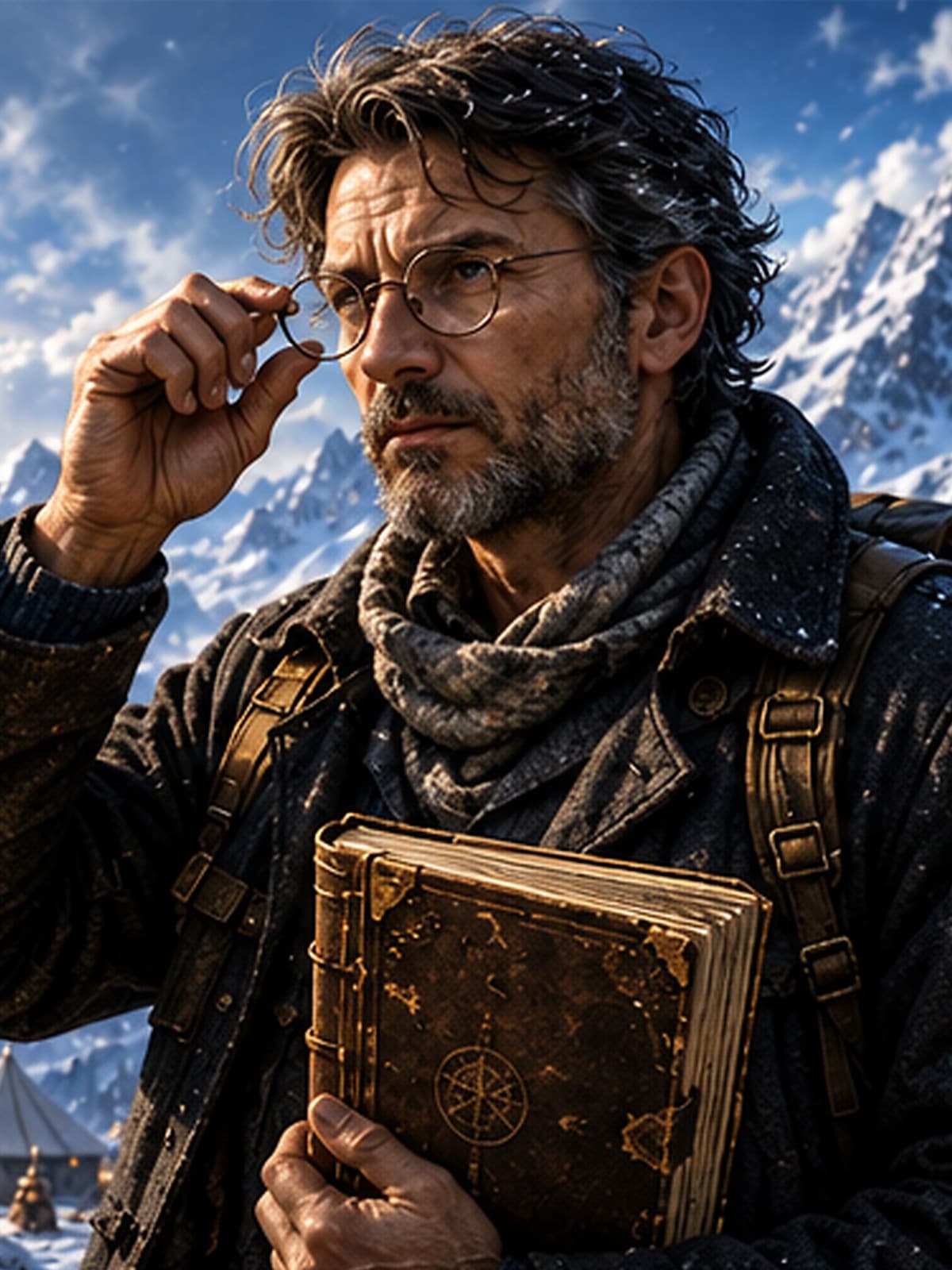 Professor Elias Vogler — artwork from The Frozen Heart Saga