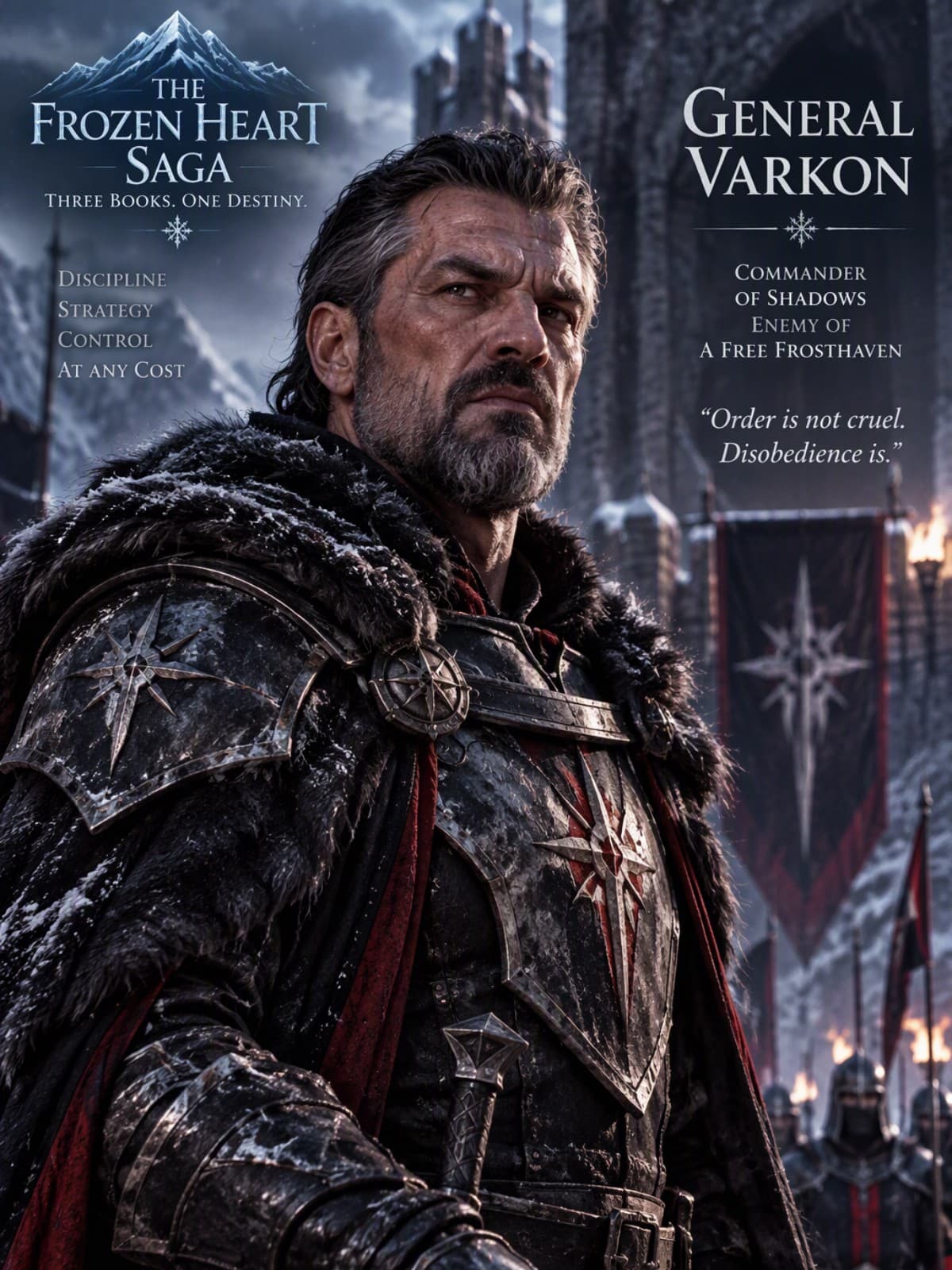 General Varkon — artwork from The Frozen Heart Saga